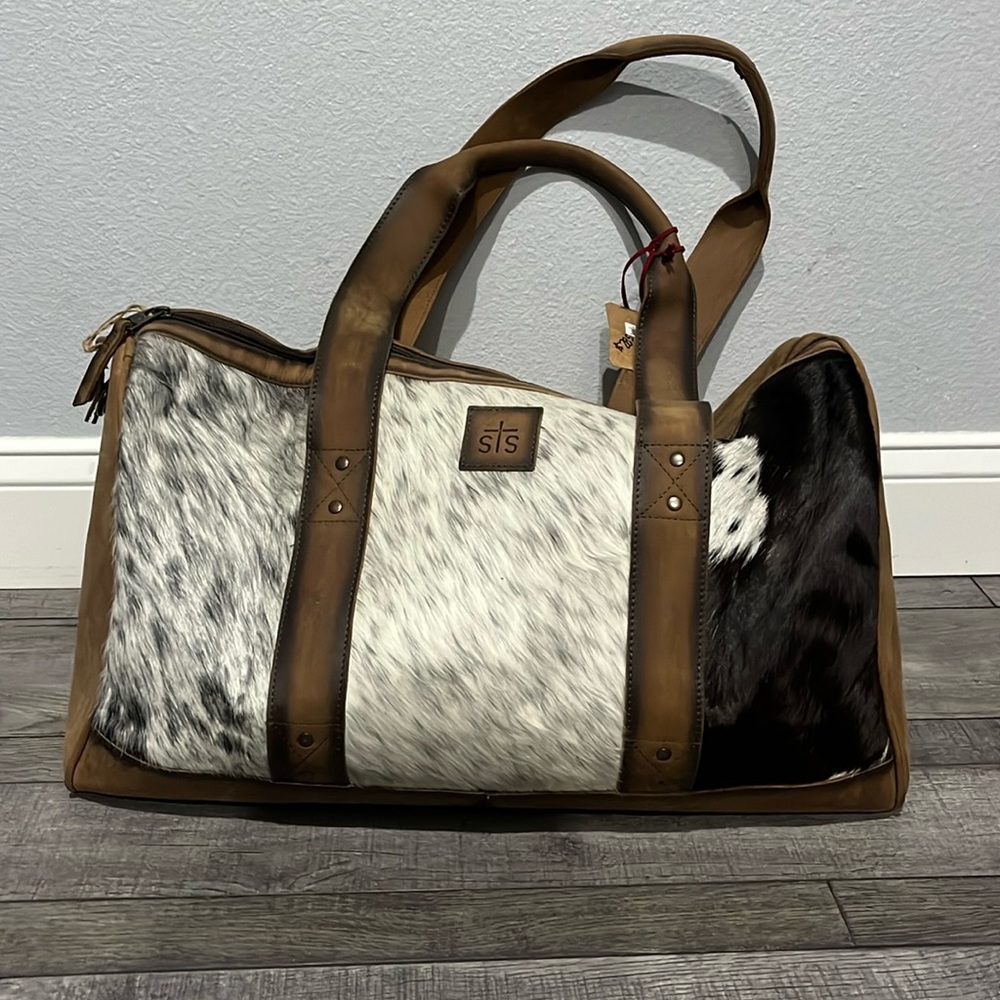 Cowhide Saltillo Duffle